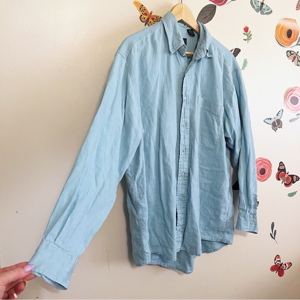 COS Light Blue Button Down Shirt